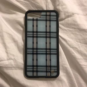wildflower blue plaid 6/7/8+ case